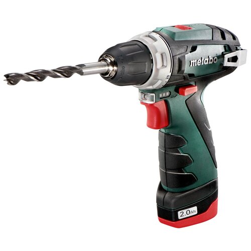 купить за 22039 руб, фото Аккумуляторная дрель-шуруповерт Metabo PowerMaxx BS Basic 600984000, LC40