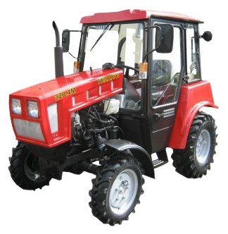 mini traktor Беларус 320.4М Bilde, kjennetegn