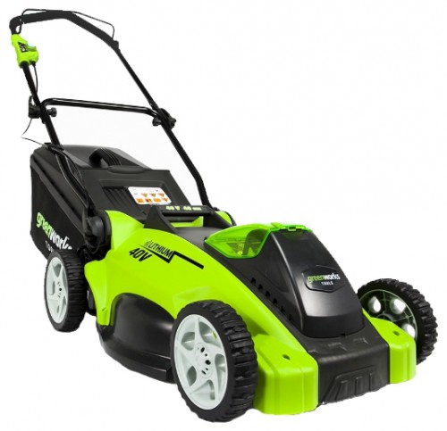 trimmer (lomaire faiche) Greenworks 2500007 G-MAX 40V 40 cm 3-in-1 Photo, tréithe