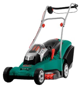 trimmer (lawn mower) Bosch Rotak 43 LI (0.600.881.K00) Photo, Characteristics