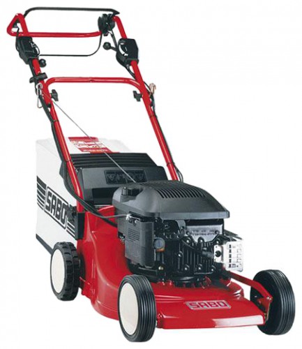 trimmer (self-propelled lawn mower) SABO 43-Vario E Photo, Characteristics